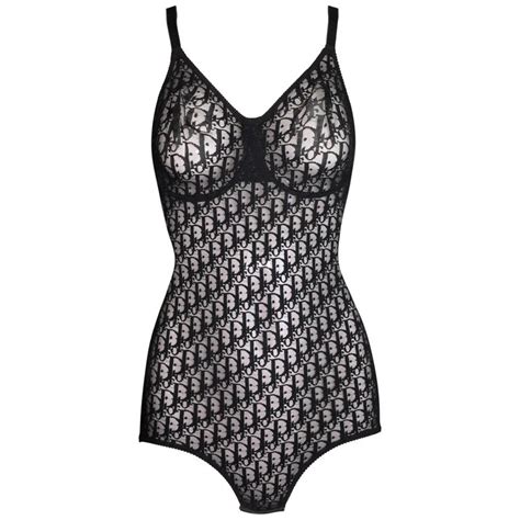 dior mesh bodysuit|Dioramour Bodysuit Black, White and Red D.